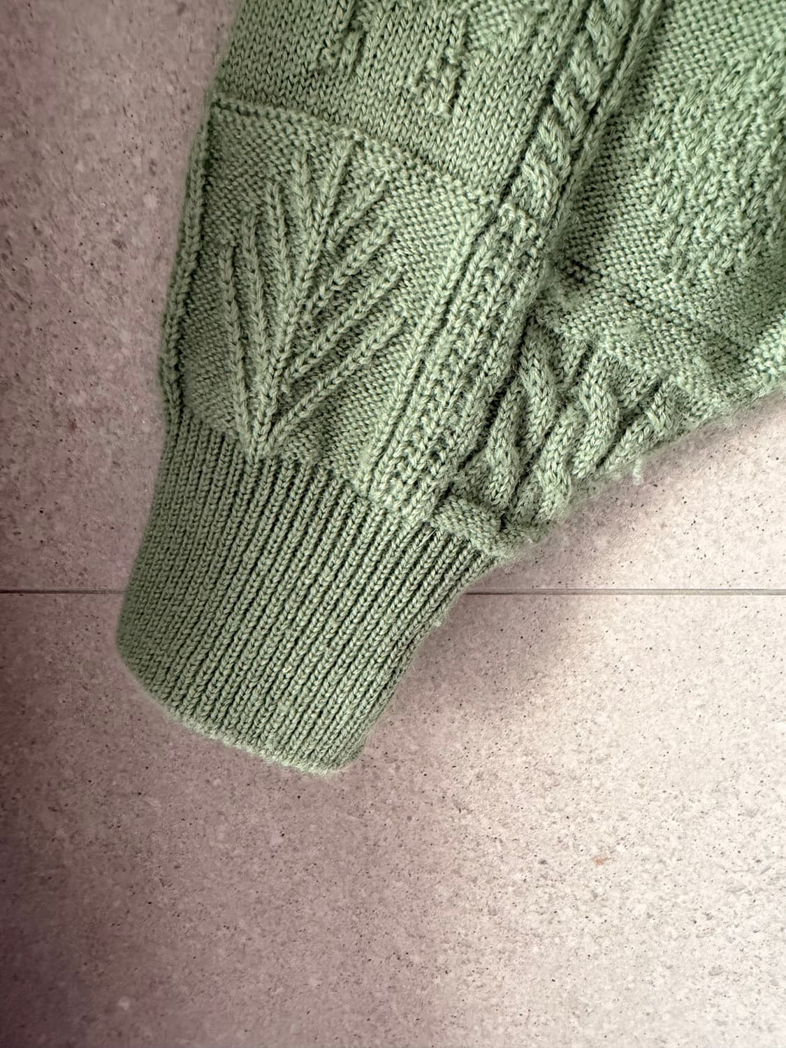 민트색 케이블 니트 스웨터 말모양 등 여러가지 디자인 일본제 상품이미지3