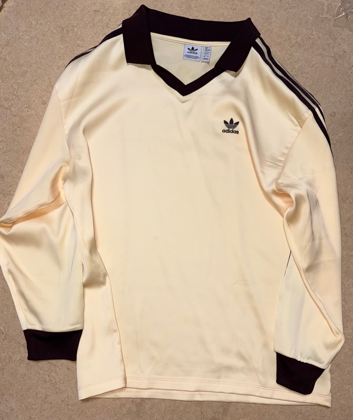 아디다스 삼선 3S 새틴 롱슬리브 엘로우 IT9835 상품이미지3