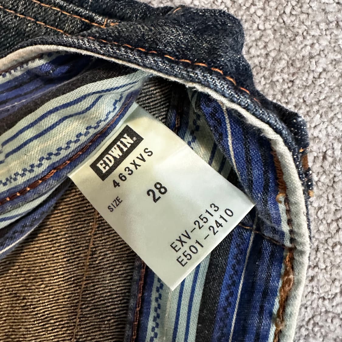 에드윈 463XVS 웨스턴 데님 팬츠(28) 상품이미지6