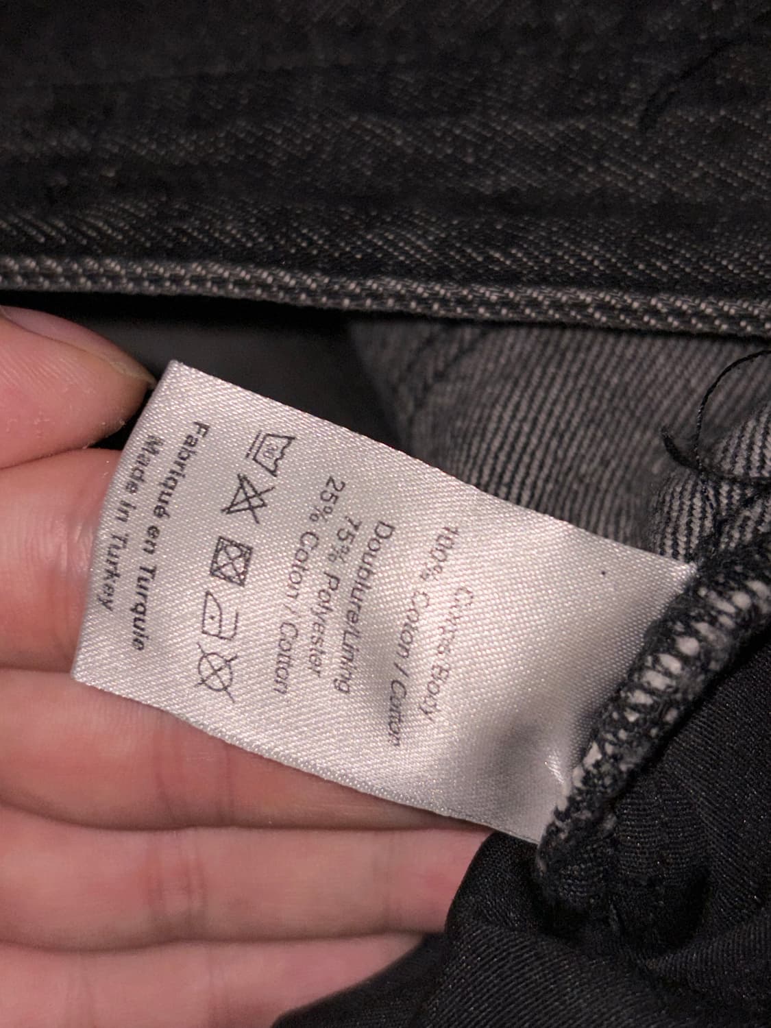 와이프로젝트 팝업진 흑청 M 상품이미지4