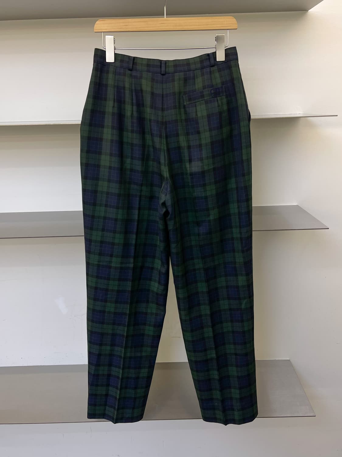 크리스챤 디올 90s 울 타탄 체크 슬랙스 상품이미지3