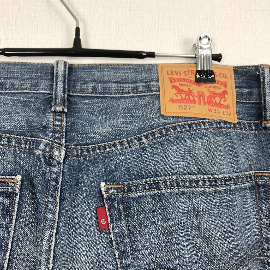 리바이스 Levi's 527 부츠컷 블랭크탭 데님 청바지 남성32-33 상품이미지9