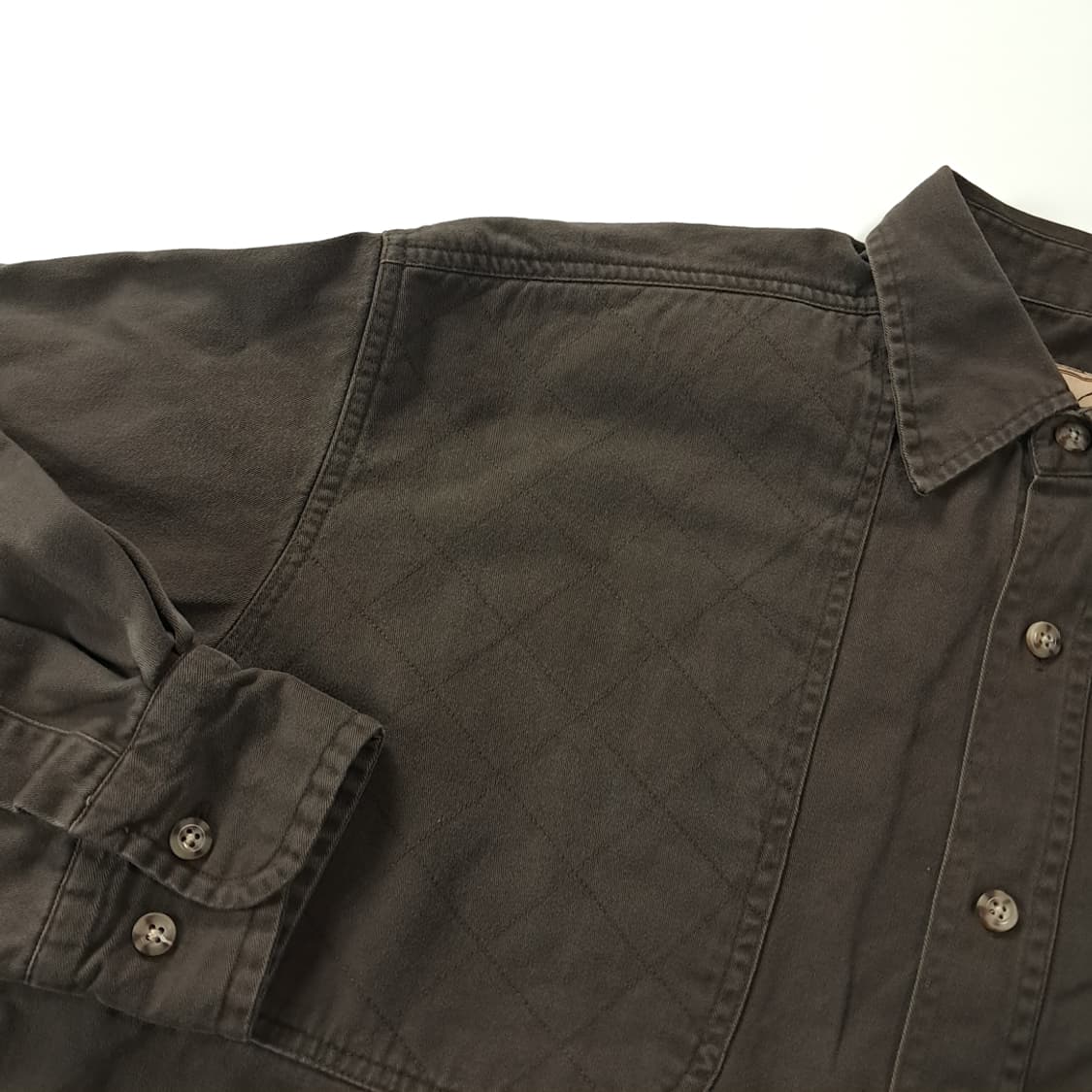 CK384 L 울리치 90s 슈팅패치 다크브라운 헌팅 셔츠 남방 상품이미지5