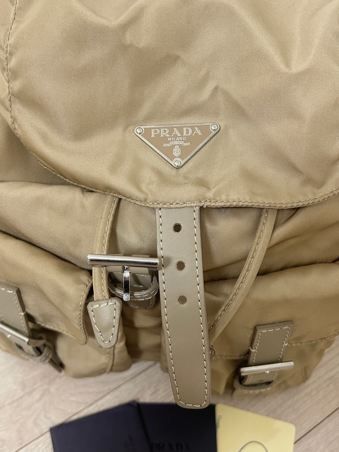 (정품)프라다 백팩 포코노 베이지 스몰 상품이미지2