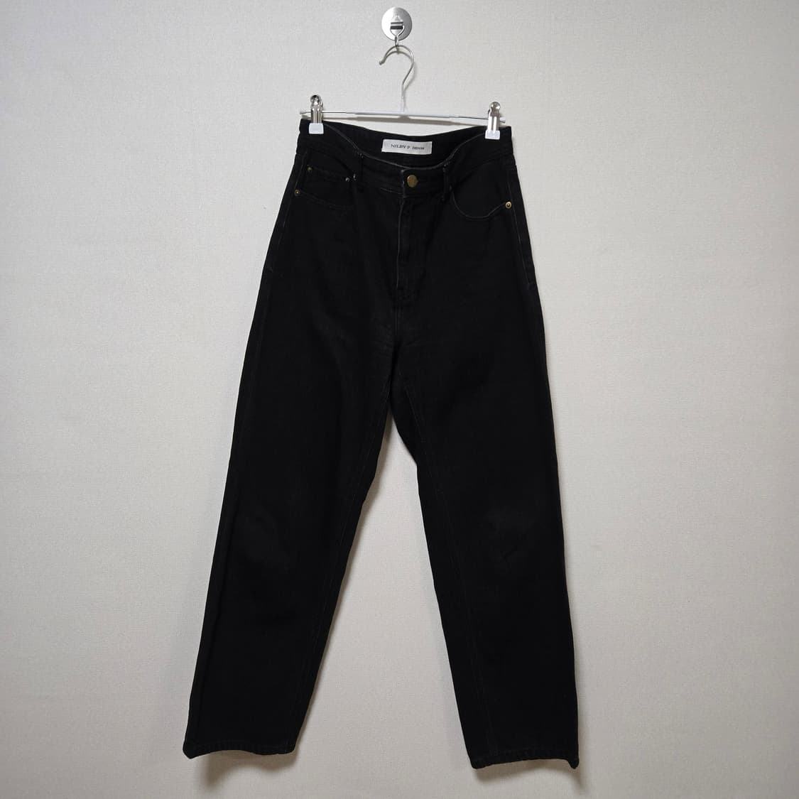 닐바이피 블랙 데님팬츠  상품이미지3