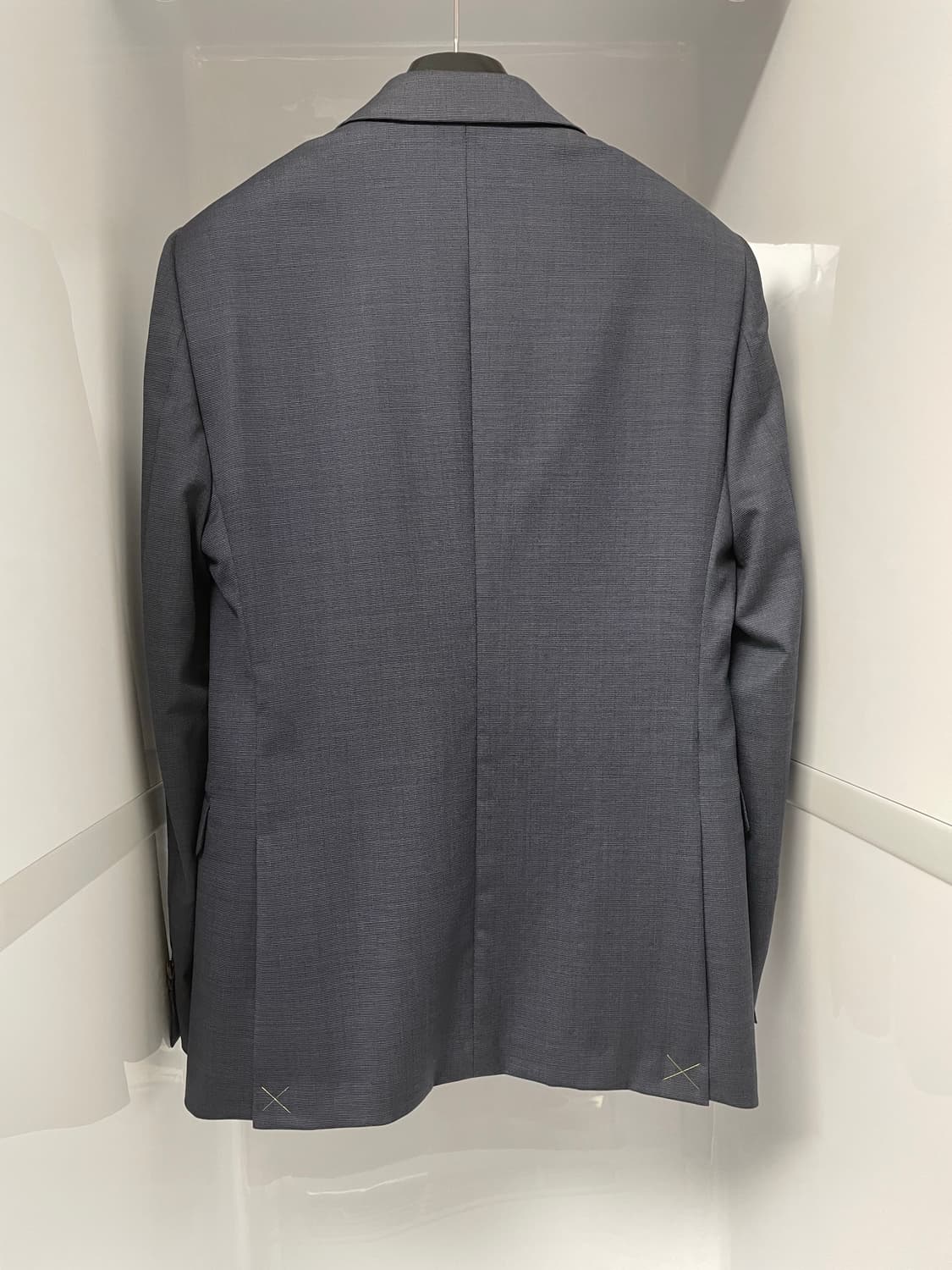 솔리드옴므 봄가을 네이비 패턴 블레이져 95사이즈 상품이미지2