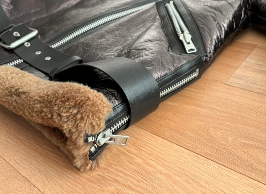 올세인츠 시어링 오버서이즈  무스탕 자켓 M 상품이미지9