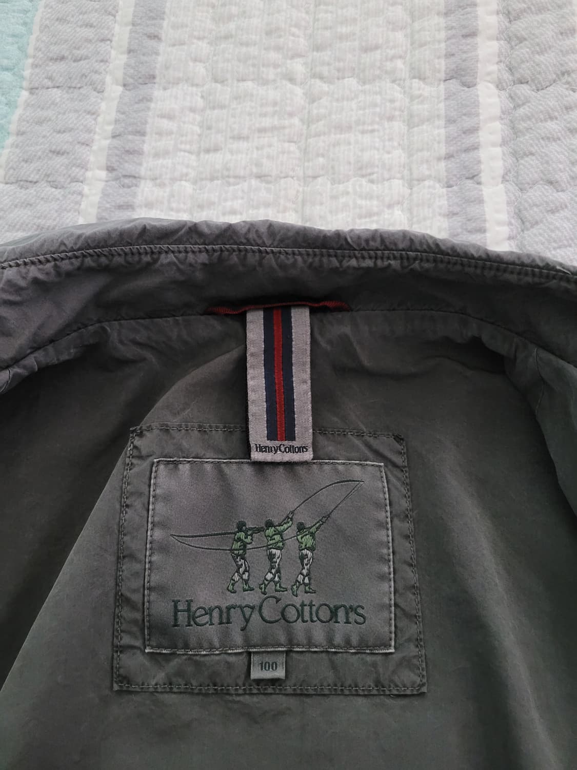헨리코튼 Henry Cotton 가먼트다잉 바람막이 자켓 100사이즈  상품이미지5