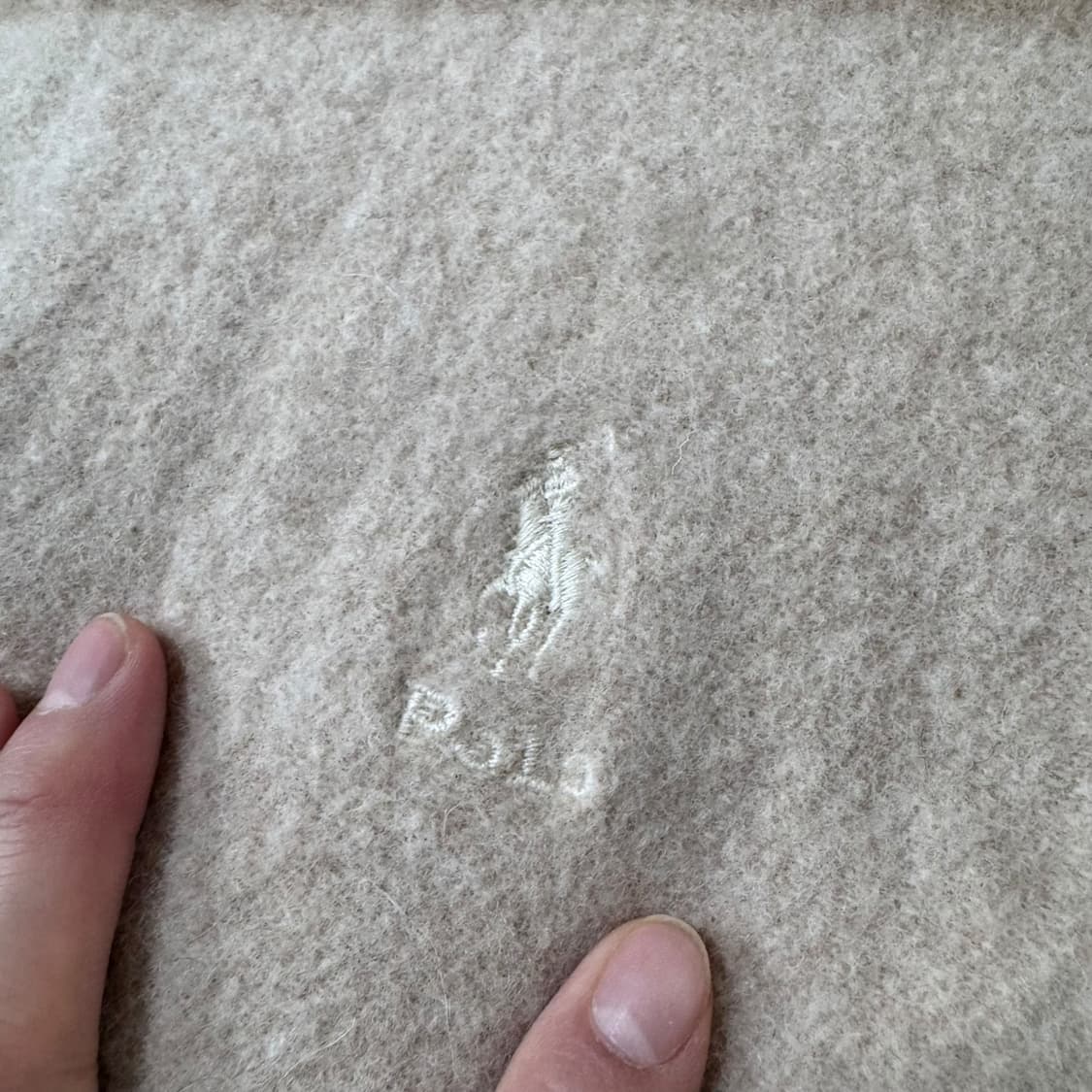 신형 폴로 랄프로렌 오트밀 머플러 상품이미지2