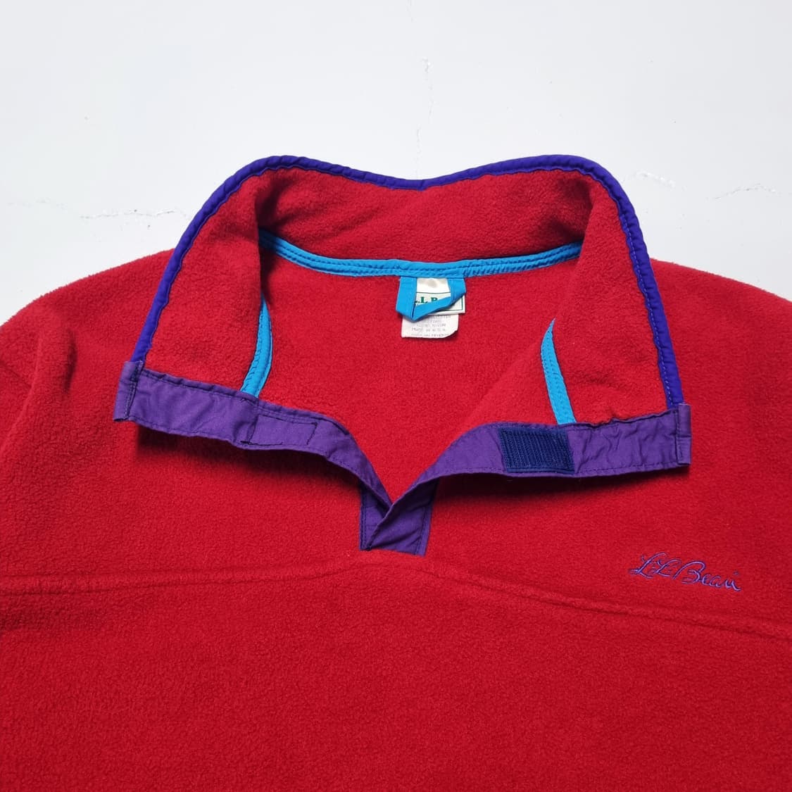 90S 빈티지 엘엘빈 신칠라 플리스 - KID XL 상품이미지4