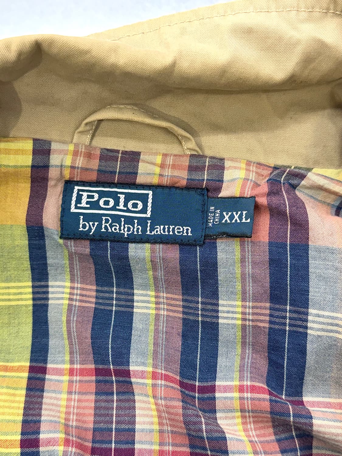 폴로 랄프로렌 베이지 캔버스 후드 유틸리티 멀티 필드 자켓 상품이미지7