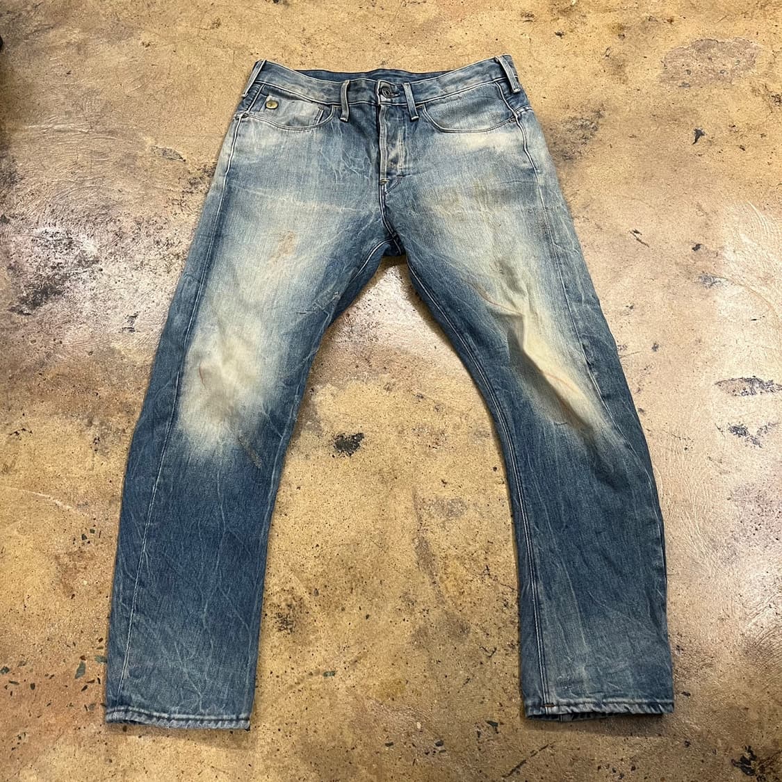 [정품/32] 지스타 워싱 데님 청바지 b10 상품이미지2