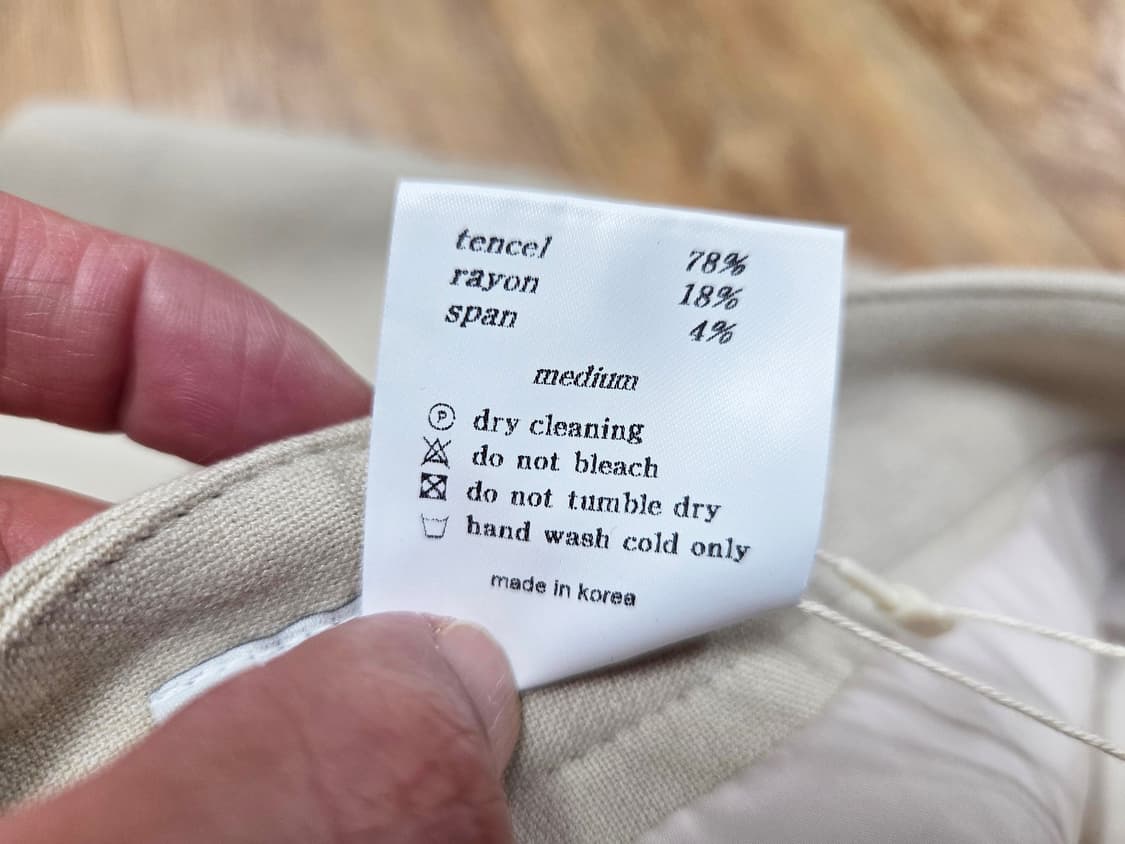 타낫(tannat) 모던 핀턱 숏팬츠 66 새상품 상품이미지7