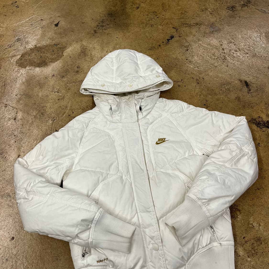 나이키 화이트 숏패딩  상품이미지1