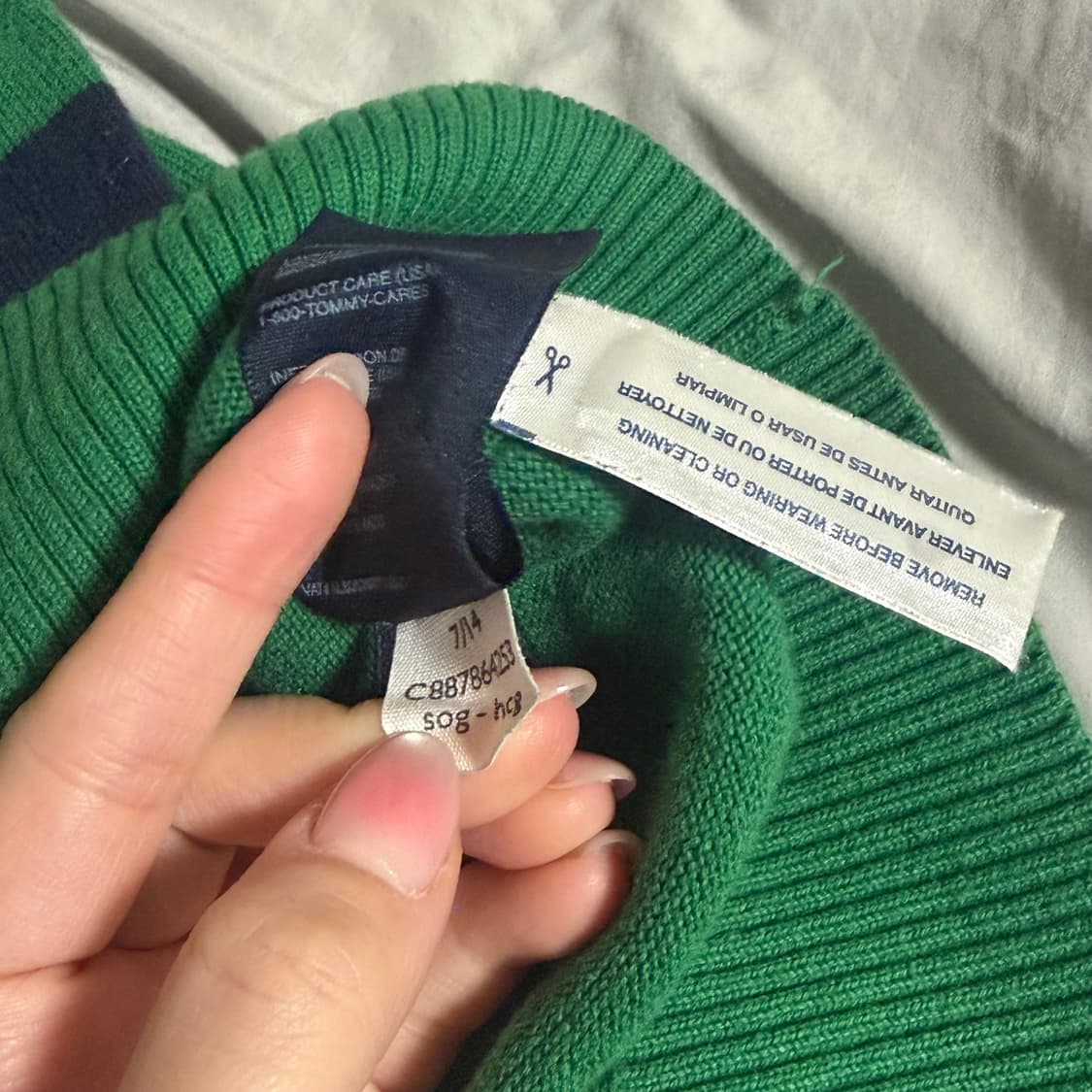 타미힐피거니트 타미니트 그린 타미빈티지 상품이미지4