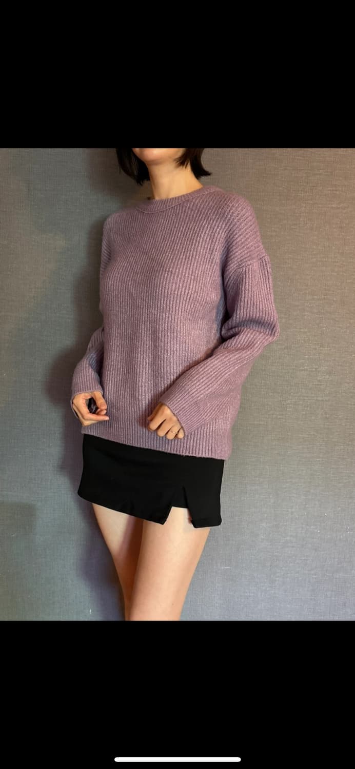 Tate 연보라 니트  상품이미지2