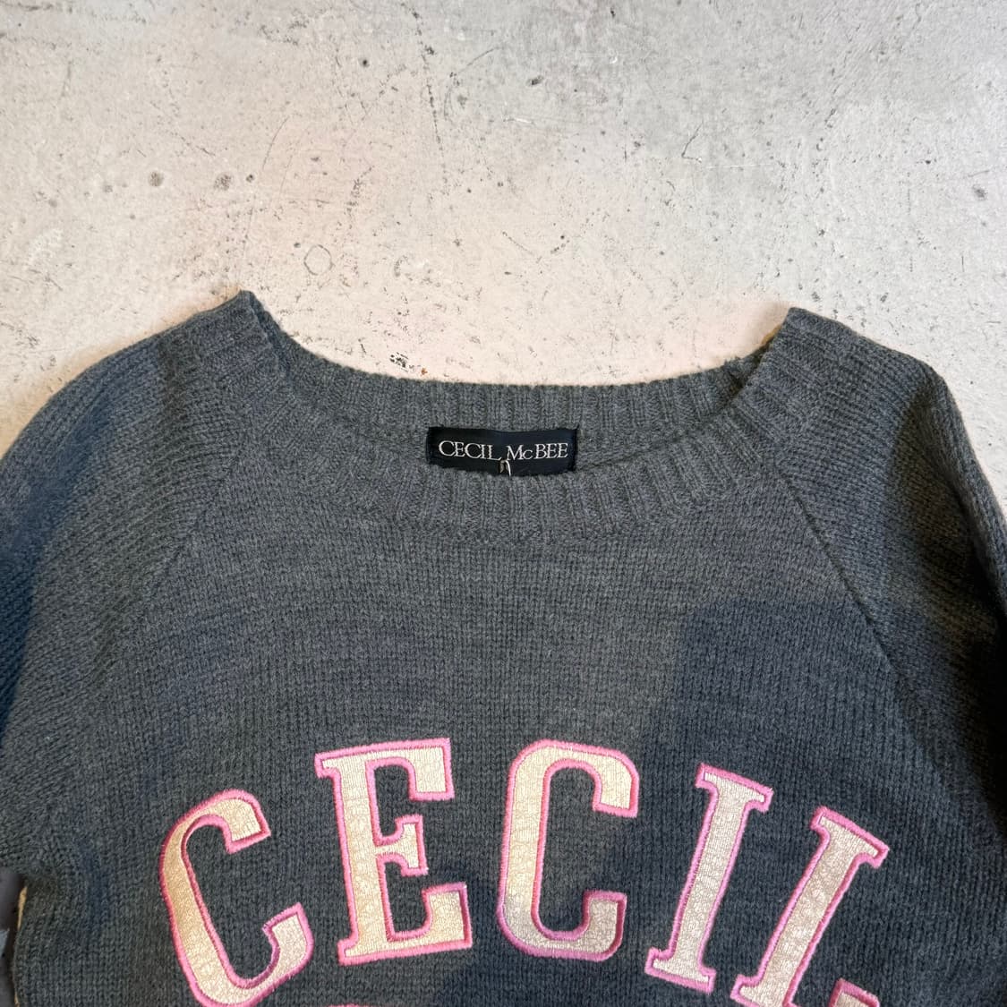Cecil Mcbee 빅로고 니트 상품이미지3