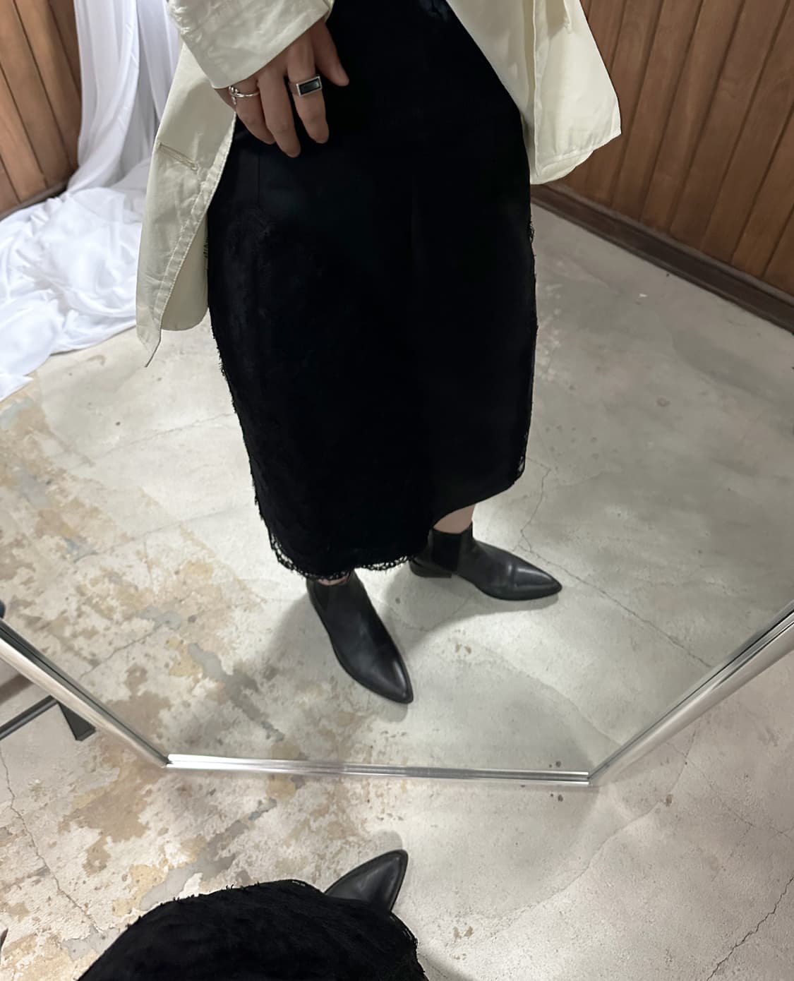 LANVIN COLLECTION lace skirt 상품이미지4