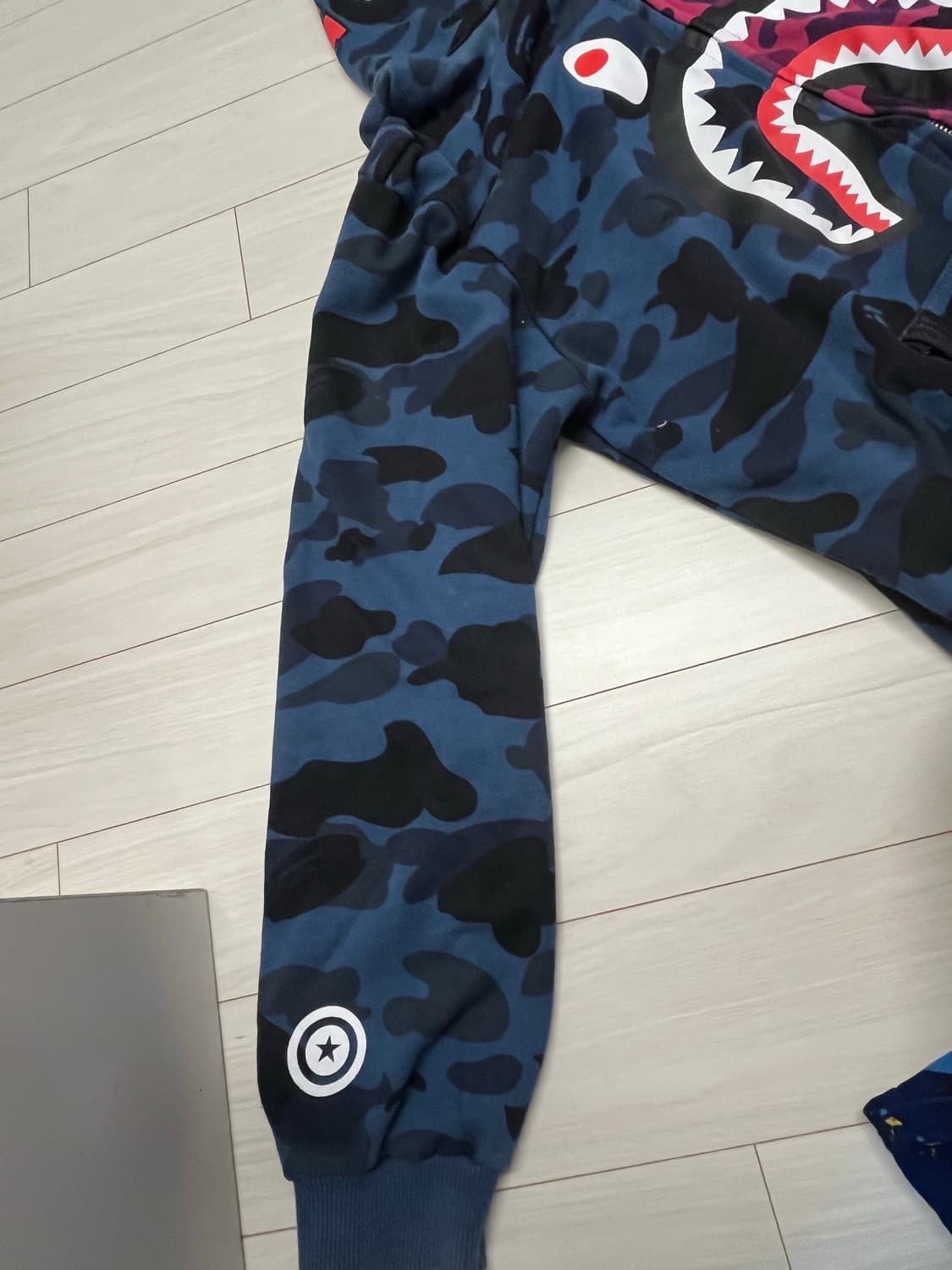 빈티지 베이프 후드집업 상품이미지2