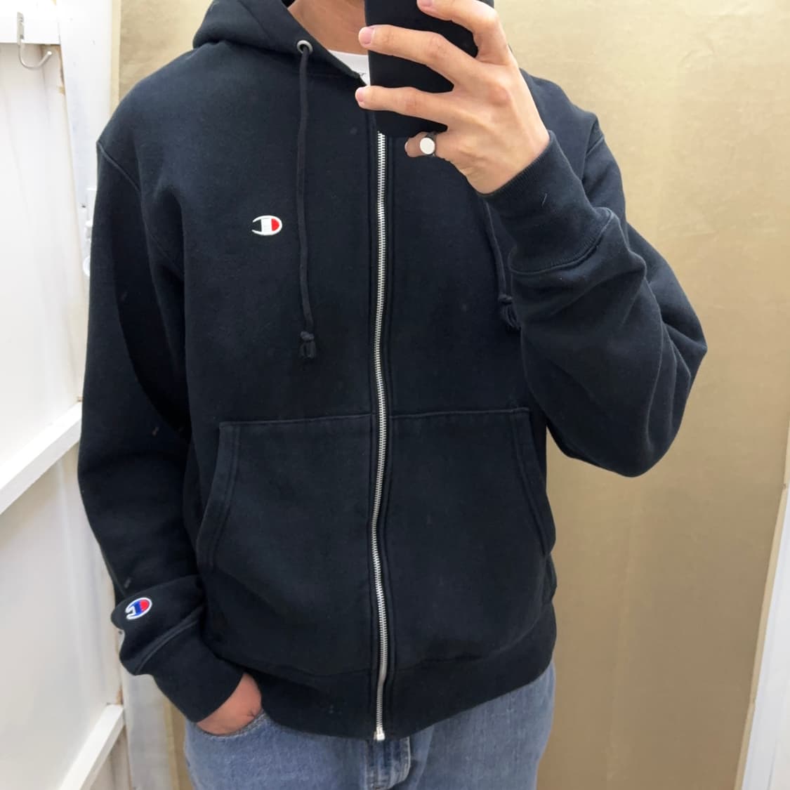 챔피온 리버스위브 후드 집업 상품이미지6