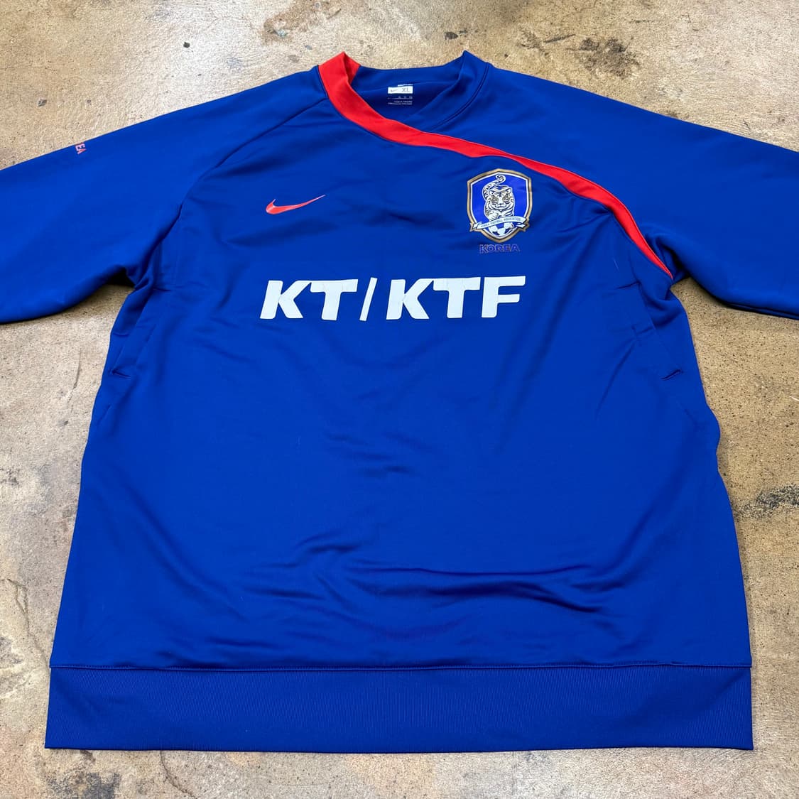 [정품/XL] 나이키 대한민국 축구 국가대표팀 KTF 맨투맨 b18 상품이미지3