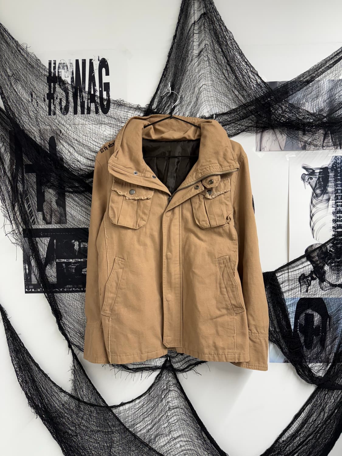 00s lettering detail jacket 상품이미지5