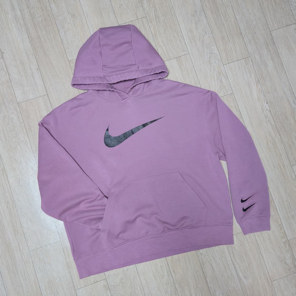 XL) 나이키 오버핏 딥핑크 후드 상품이미지1