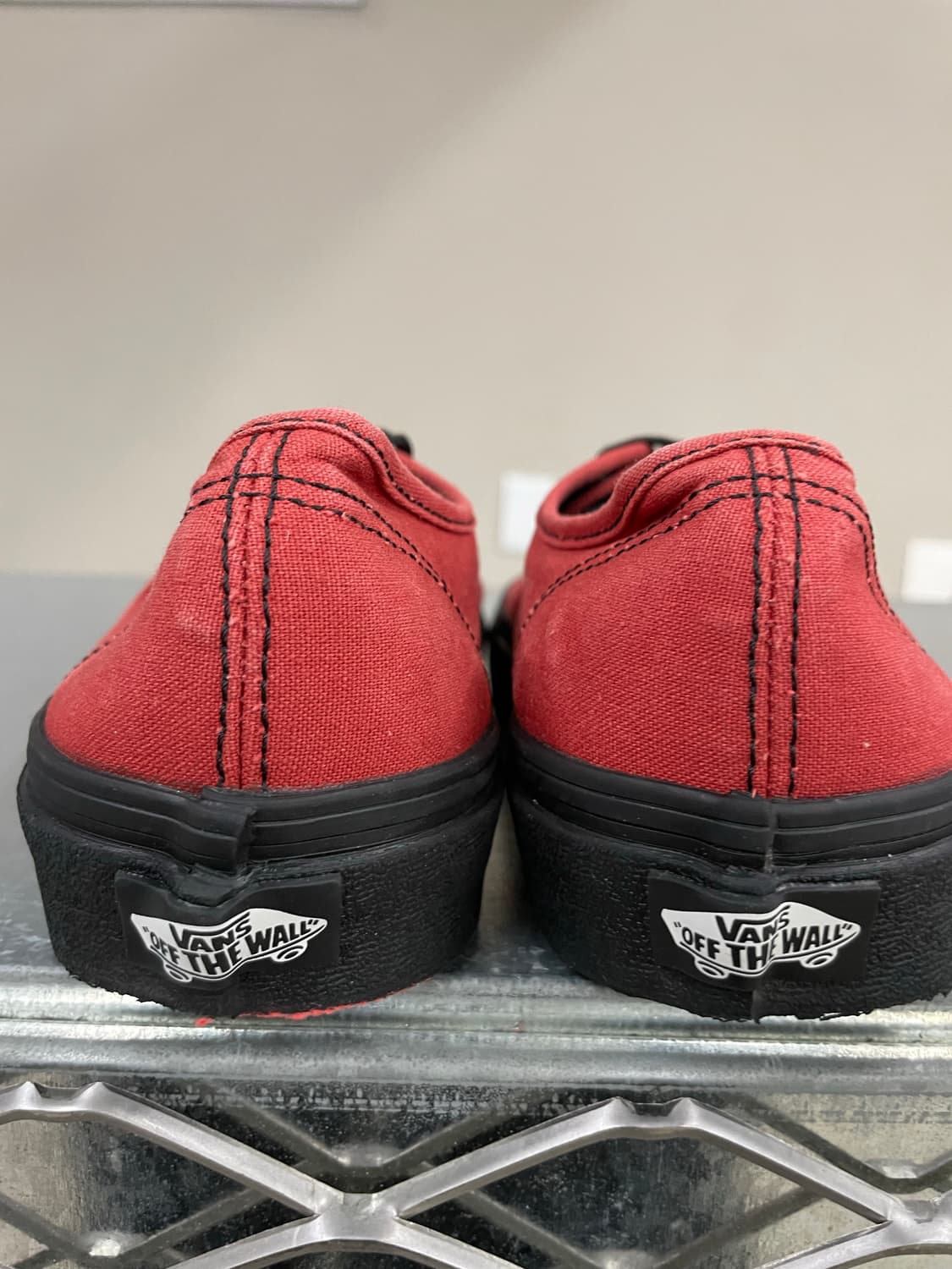 반스 어센틱 레드 블랙 255 상품이미지8