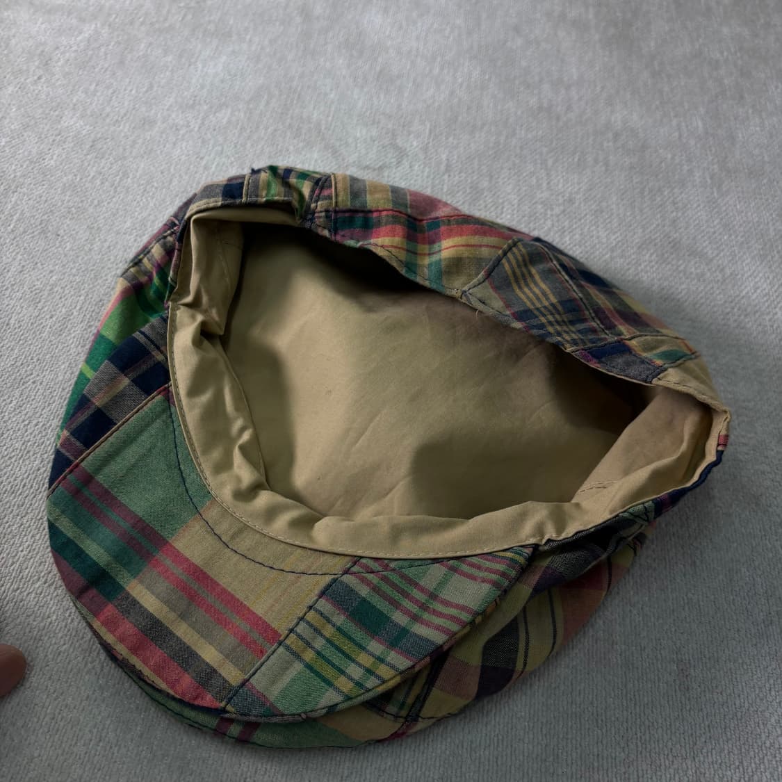 폴로랄프로렌 체크 헌팅캡 상품이미지2