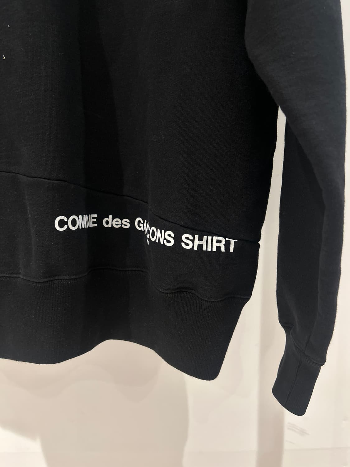 Supreme x CDG Shirts Hoodie Black XL 상품이미지5