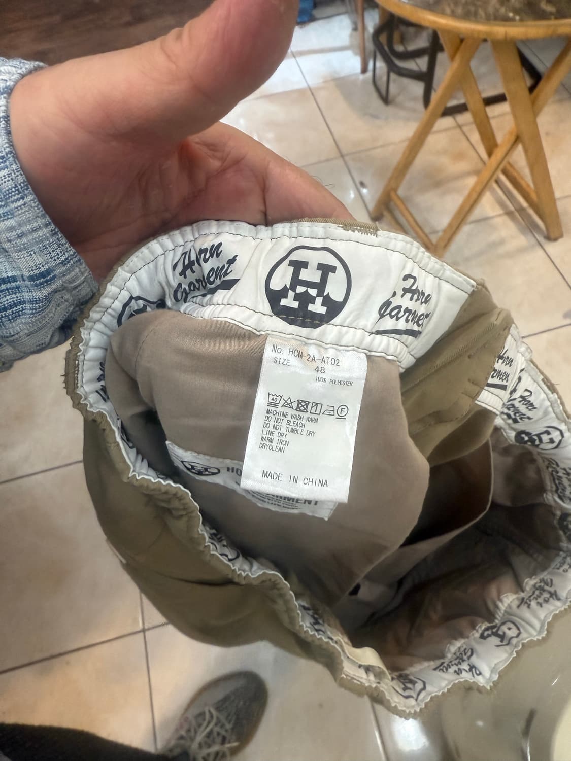 48/32 정품 혼가먼트 바지 팝니다 상품이미지5