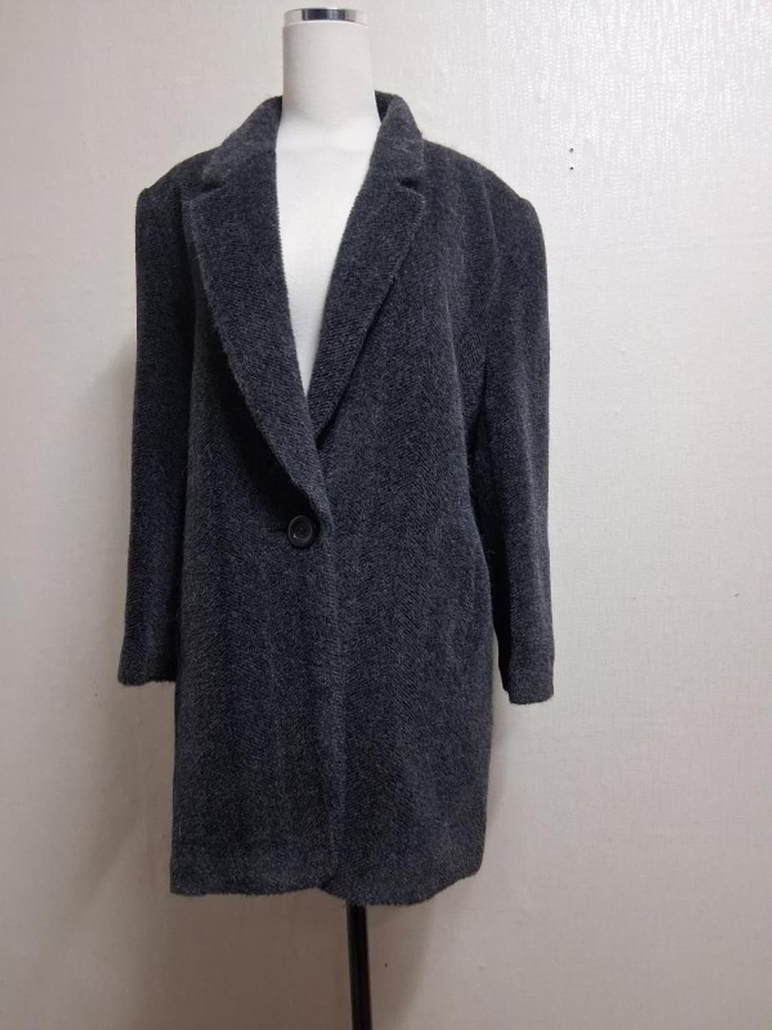 일본수입구제 bleu ciel 진회색 알파카롱쟈켓 보이핏 66 루즈핏 
 상품이미지1