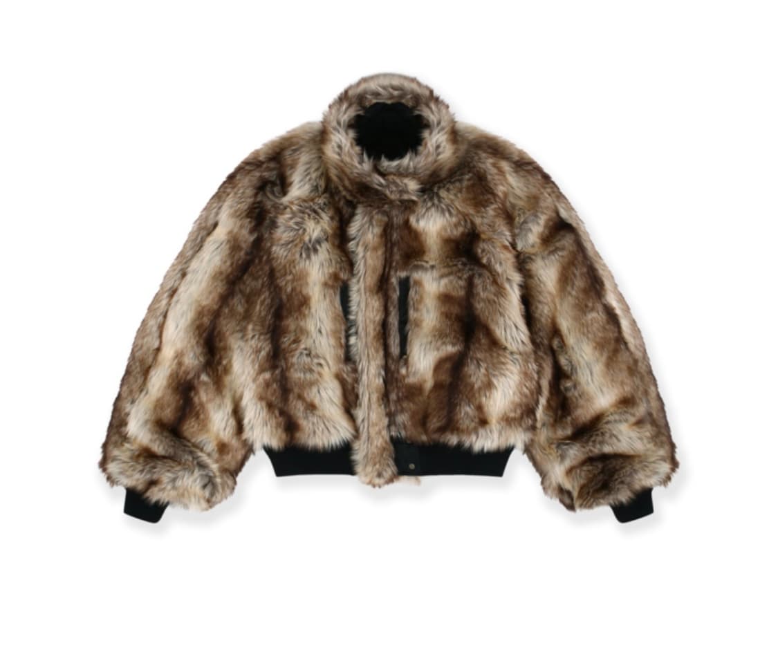 프로토콜인덱스 숄더 퍼 N2B 자켓 블랙 상품이미지3