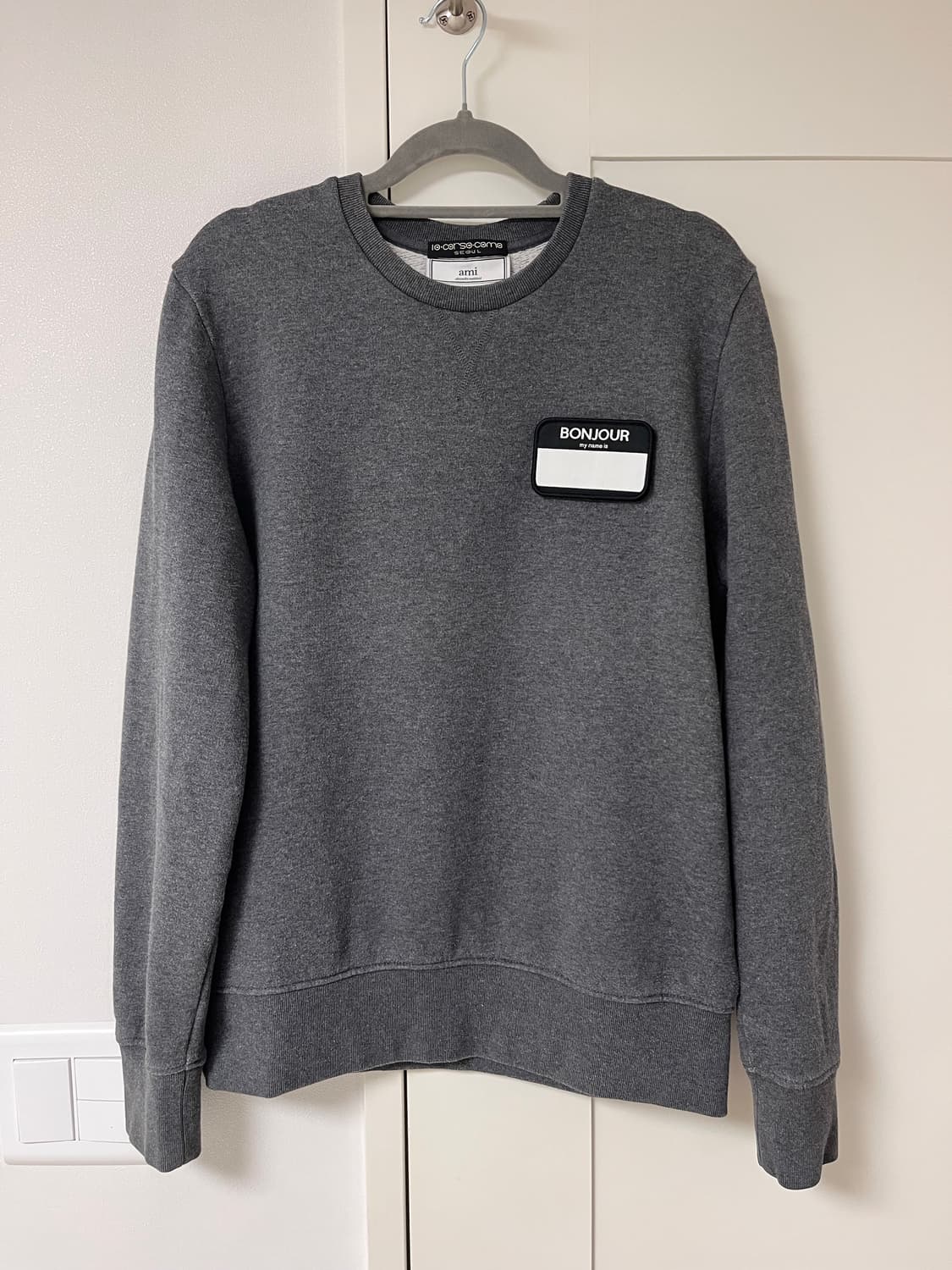 아미 맨투맨 티셔츠 상품이미지1