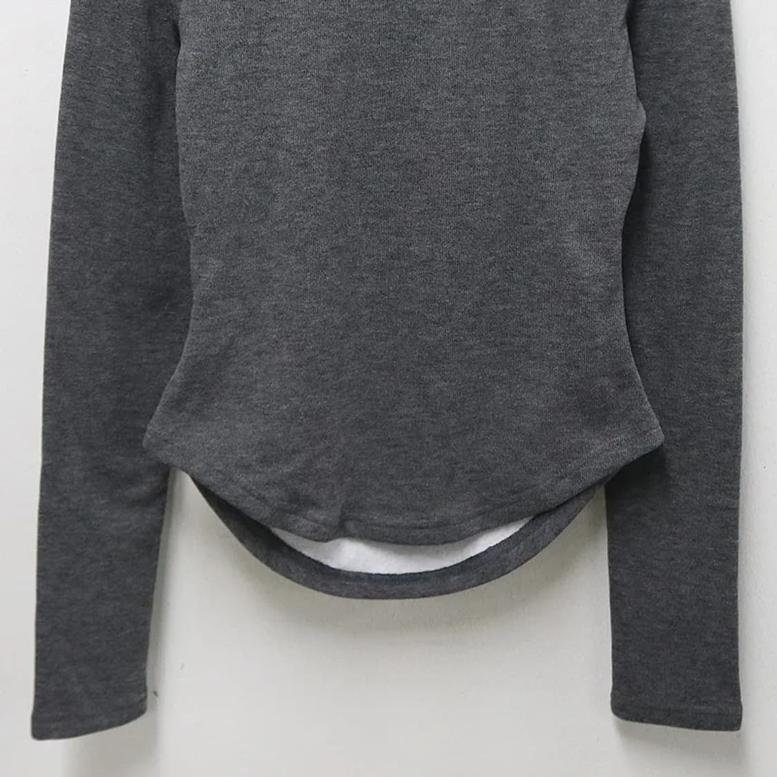 지알엘 스퀘어넥 셔링 기모 티셔츠 60452 상품이미지6