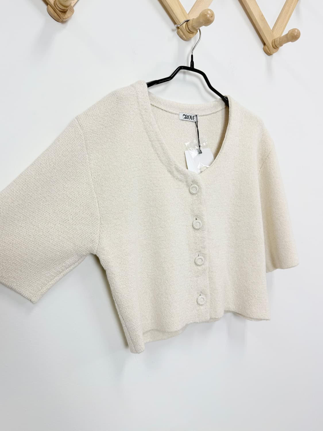 새상품 그로브 롤린 반팔 가디건 상품이미지5