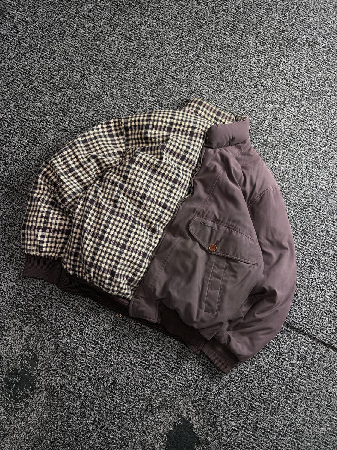 90s 런던포그 아카이브 리버서블 푸퍼 점퍼 3232 상품이미지1