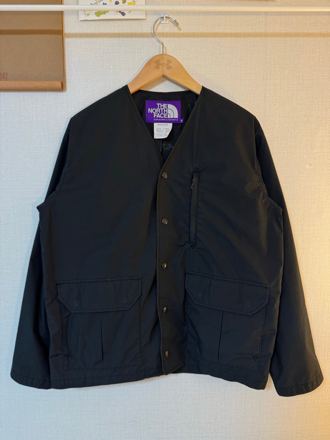 [M]노스페이스 퍼플라벨 65/35 호퍼 필드자켓 블랙 상품이미지1