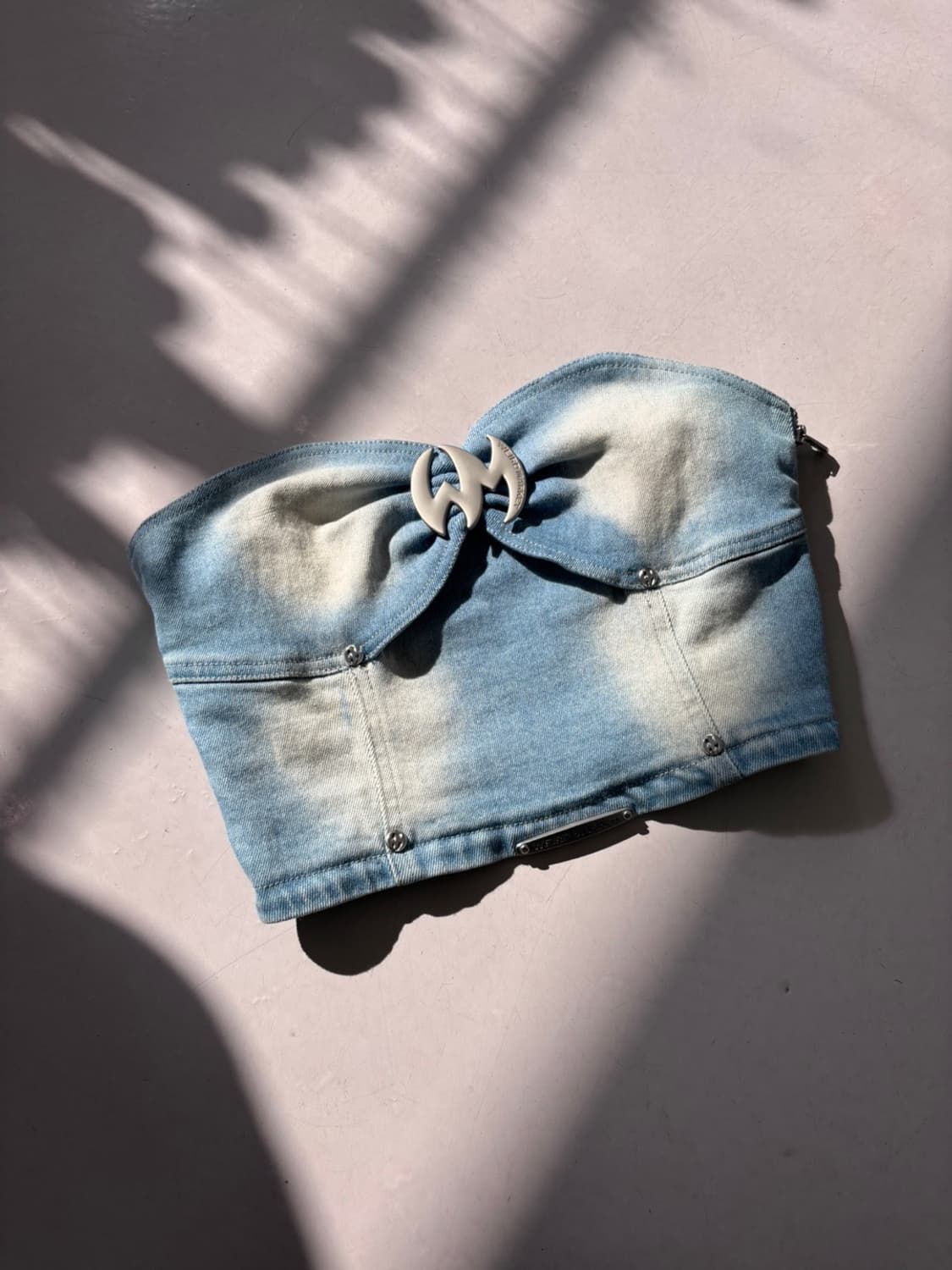 (New)weird Market Denim Top 상품이미지1