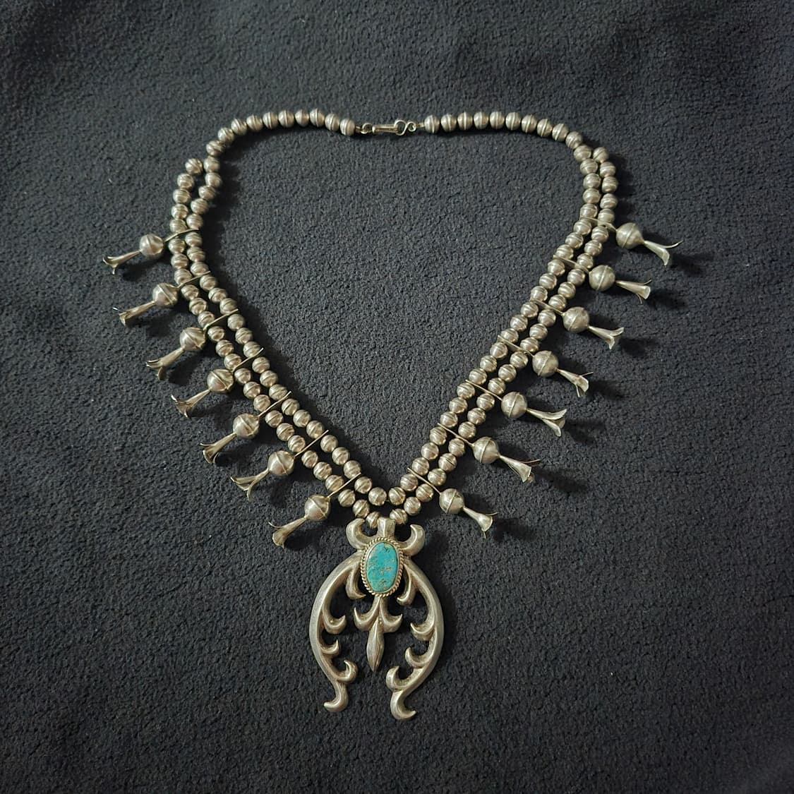 Vintage Native American Squash blossom 상품이미지1