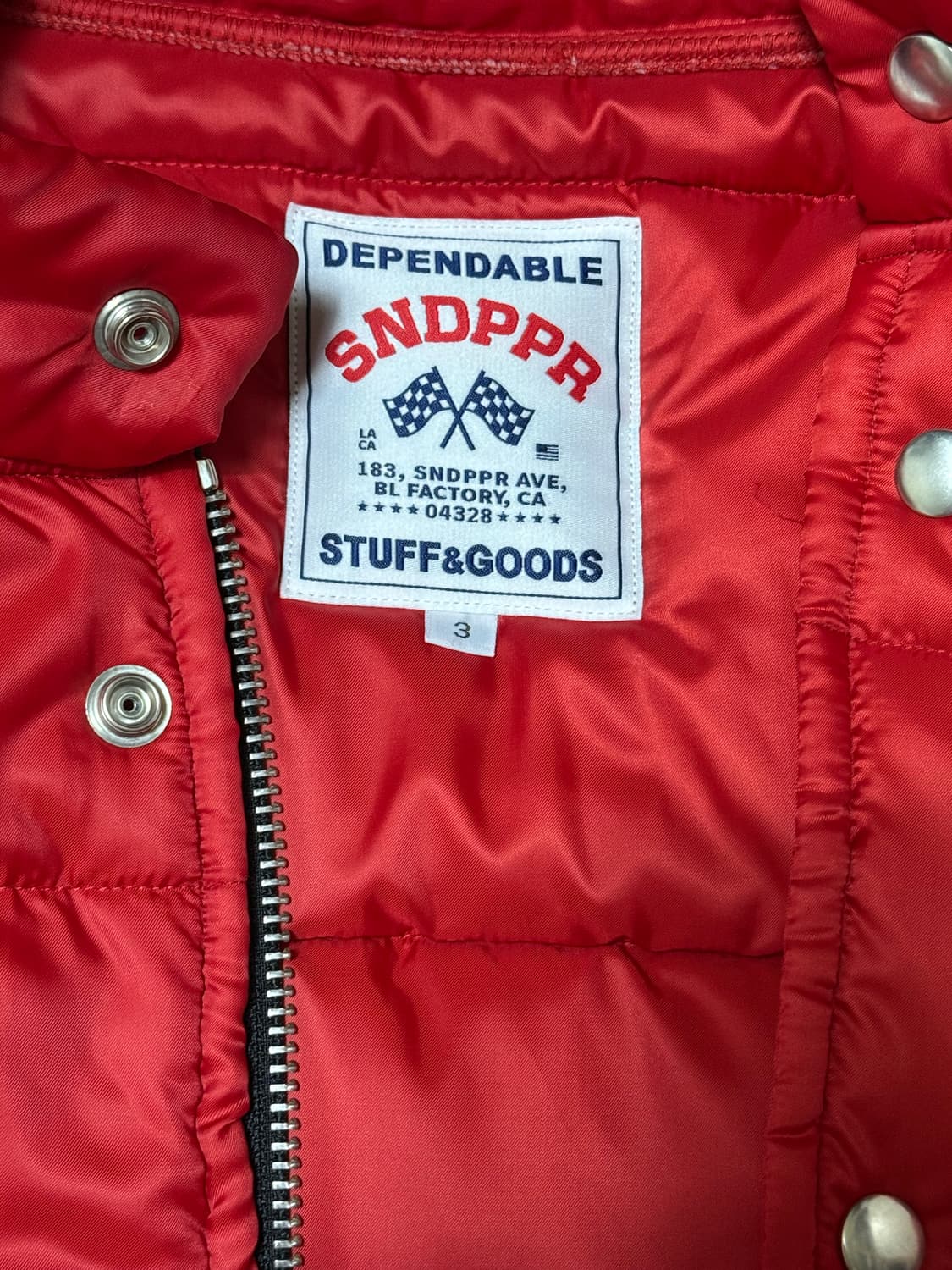 [3] 샌드파이퍼 레이싱 자켓 레드 팝니다! 상품이미지3