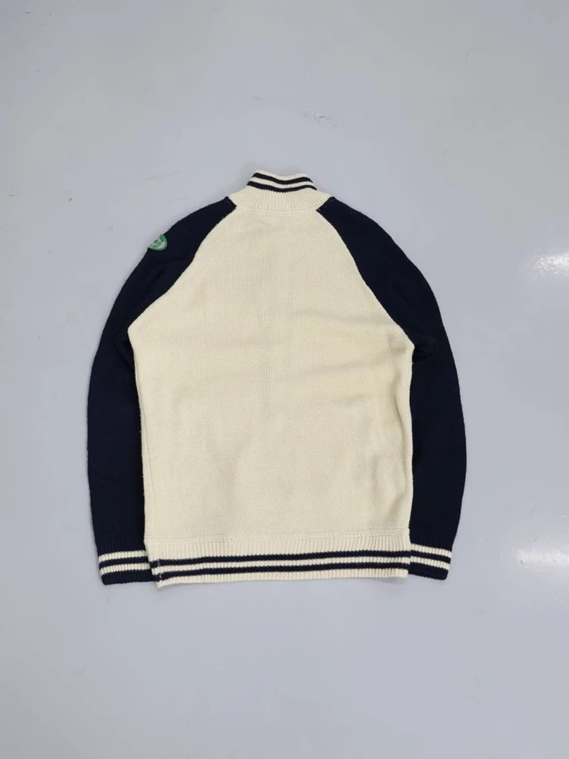 Bevor Varsity Knit Zip-Up Jacket 상품이미지3