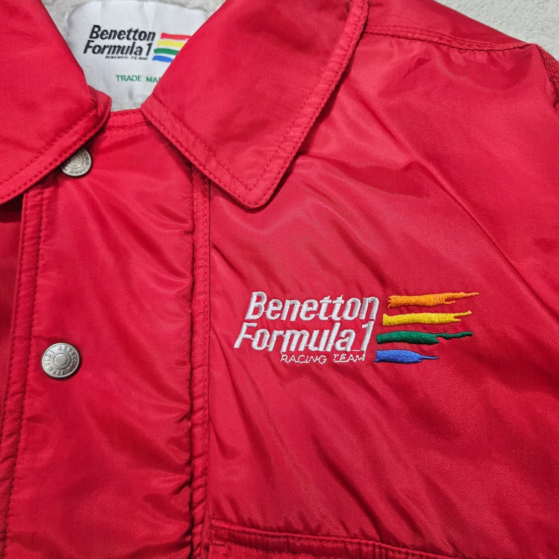 90s 베네통 포뮬러 봄버 자켓 M 상품이미지4