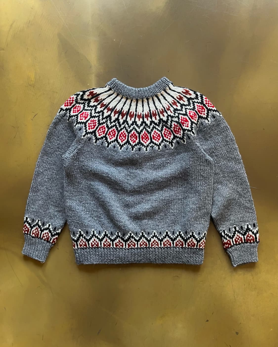 Native Indian Patten Old Heavy Wool Knit 상품이미지7