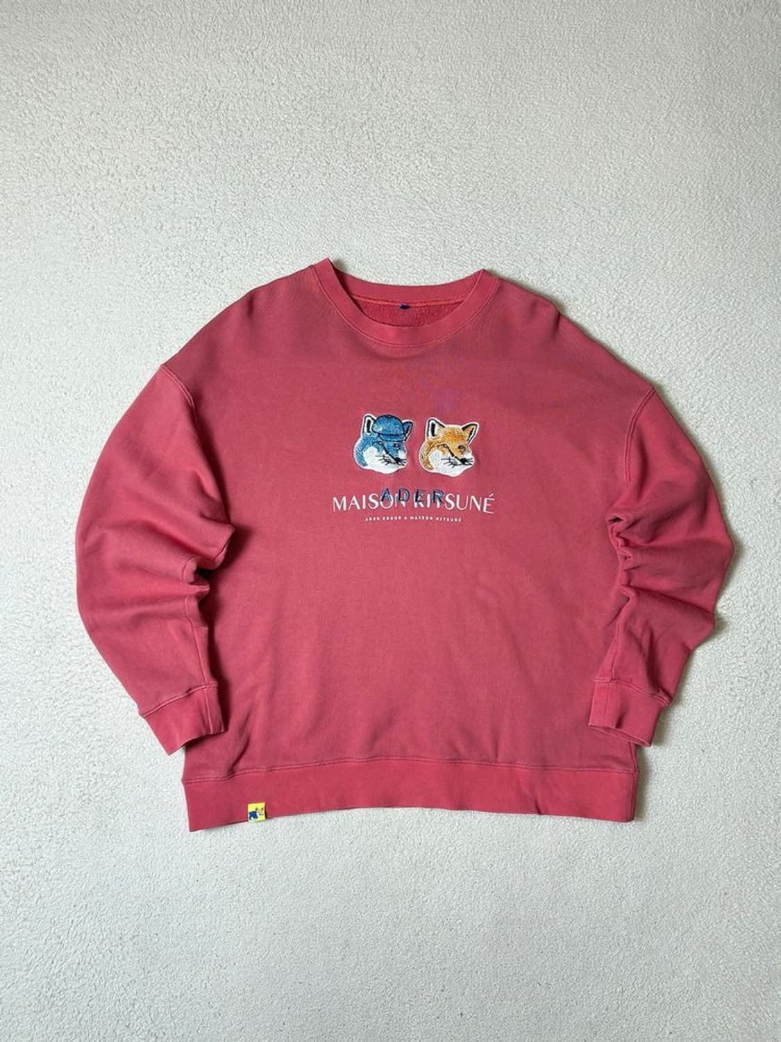 아더에러 x 메종키츠네 19ss 더블모노크롬 폭스헤드 맨투맨 PN7761 상품이미지1