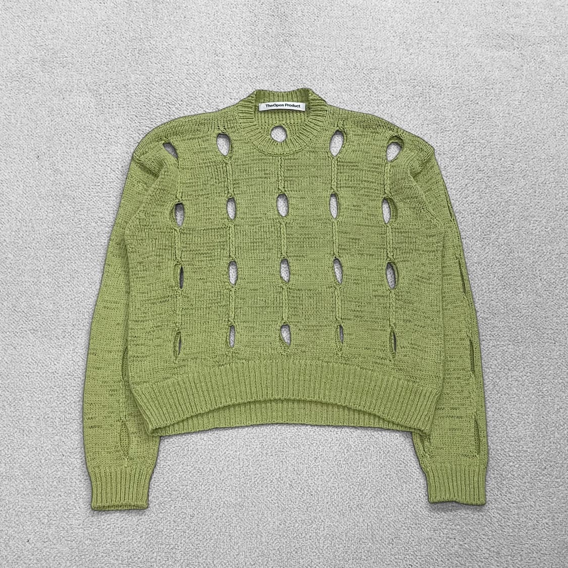 더 오픈프로덕트 컷아웃 슬래쉬 니트 상품이미지1