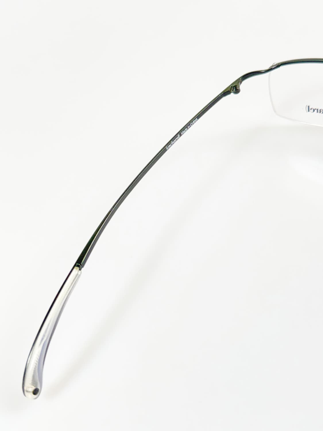 cacharel 블랙 반무테 스퀘어 메탈 프레임 빈티지 안경 상품이미지7