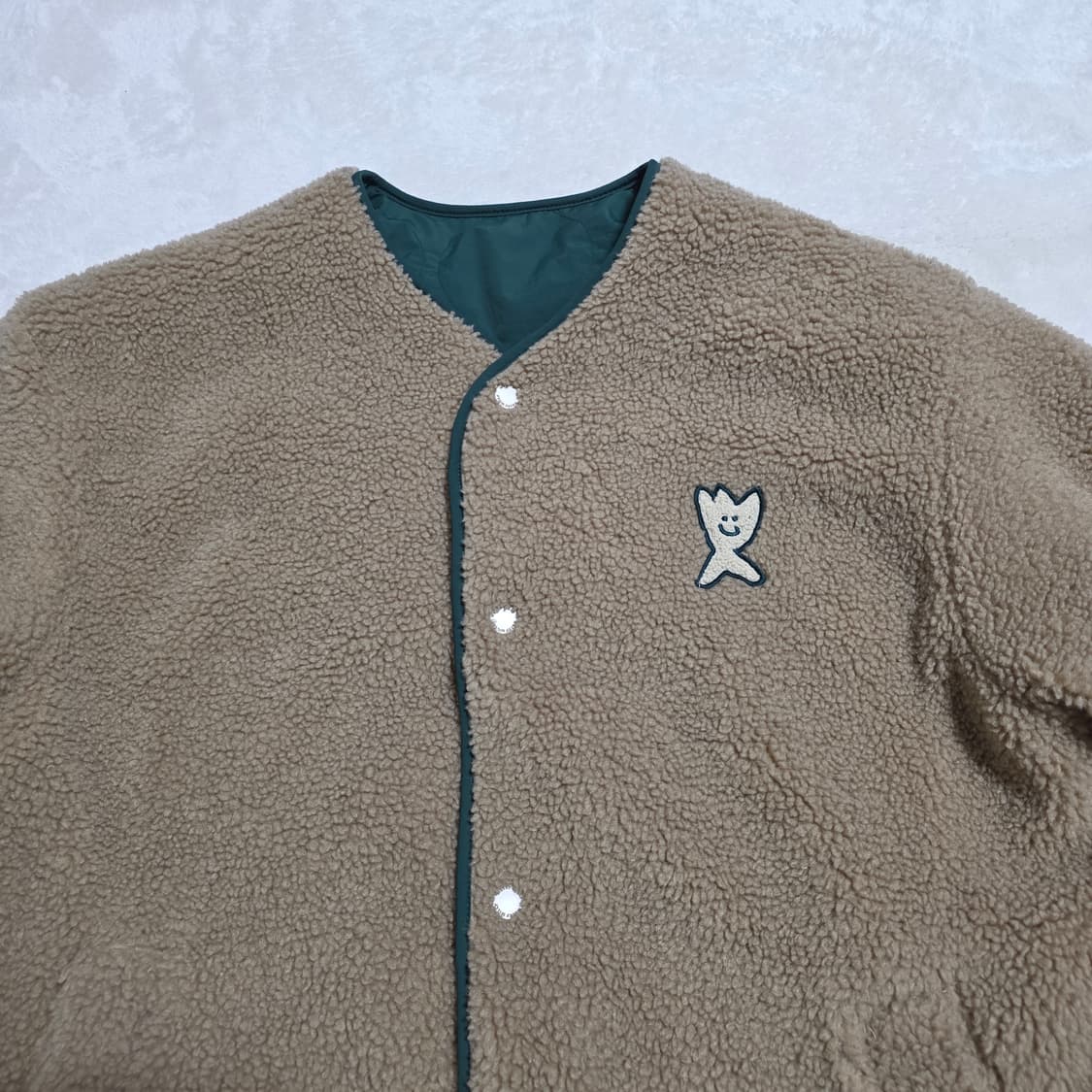 (S)와키윌리 공용 퀼팅 플리스 리버시블 점퍼  상품이미지2