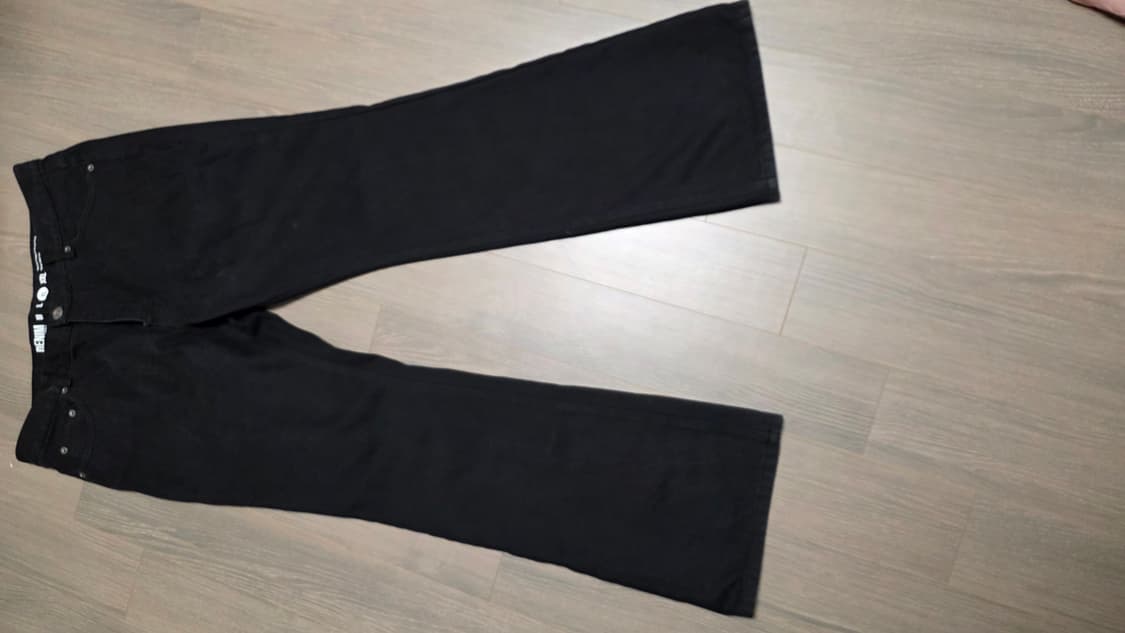 엑스트라 오디너리 플레어 팬츠 블랙 xl 상품이미지1