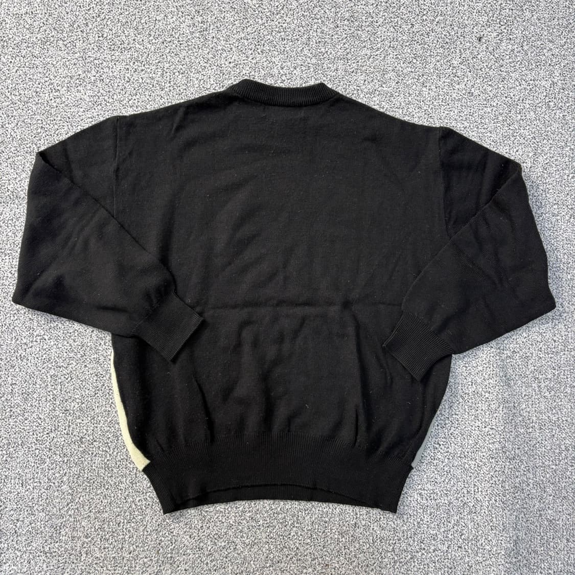 100 미쏘니 빈티지 배색 긴팔 울 니트 0402J 상품이미지3